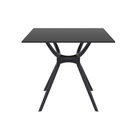 Table carrée petit espace en stratifié et polypropylène - Air 4