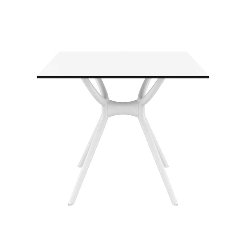 Table carrée petit espace en stratifié et polypropylène - Air 7