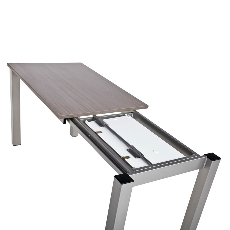 Table de cuisine snack rectangulaire extensible en stratifié - Valencia 3