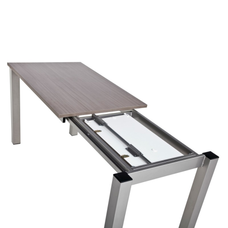 Table de cuisine snack rectangulaire extensible en stratifié - Valencia 3