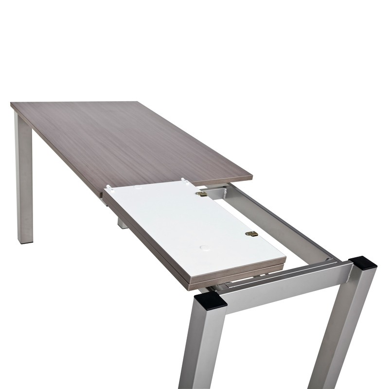 Table de cuisine snack rectangulaire extensible en stratifié - Valencia 4