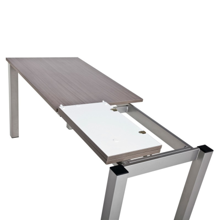 Table de cuisine snack rectangulaire extensible en stratifié - Valencia 4