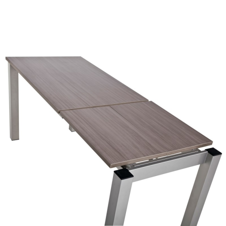 Table de cuisine snack rectangulaire extensible en stratifié - Valencia 5