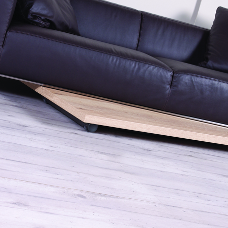 Table basse relevable en mélaminé chêne naturel N20 pieds graphite 11 - Géniale 3