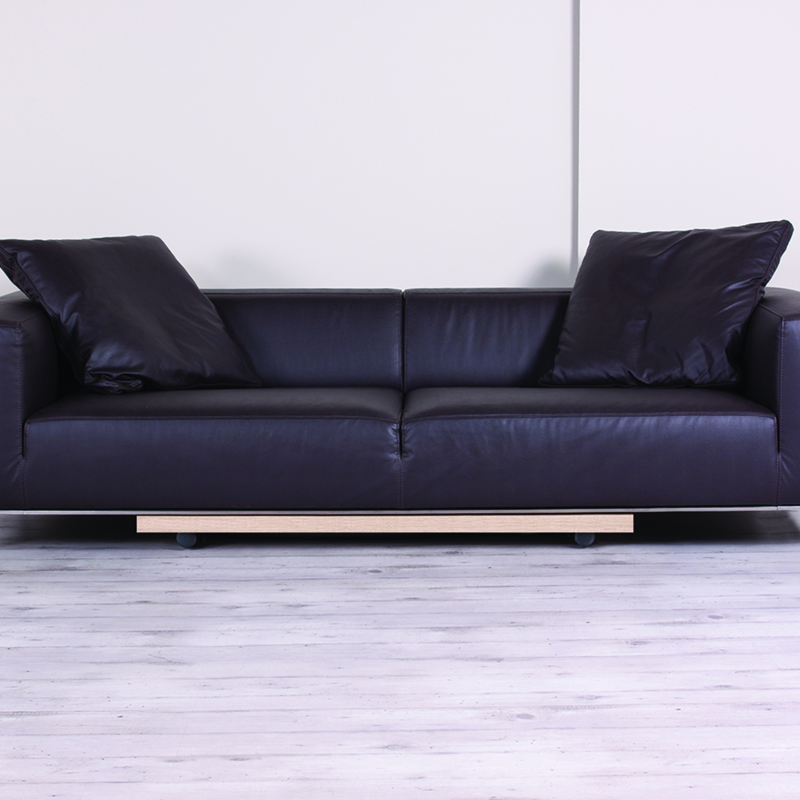 Table basse relevable en mélaminé chêne naturel N20 pieds graphite 11 - Géniale 4