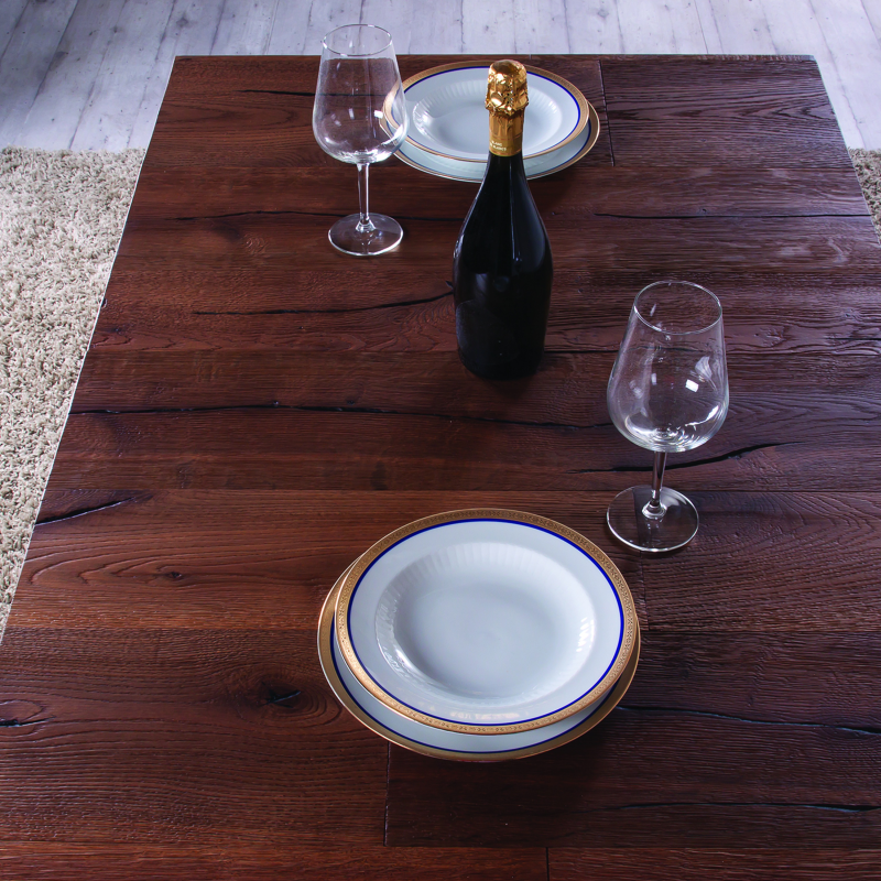 Table relevable extensible en chêne - Ulisse