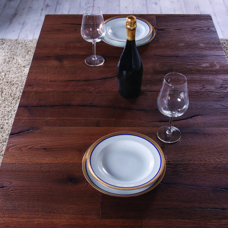 Table relevable extensible en chêne - Ulisse