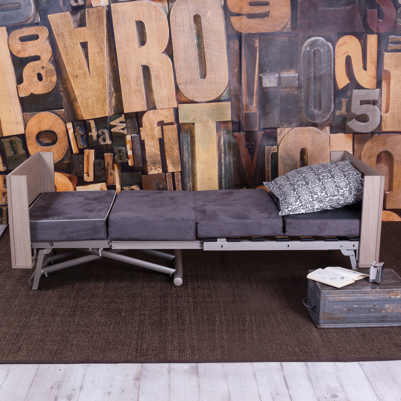 Table convertible en lit en mélaminé N19 et M02 - Tavoletto