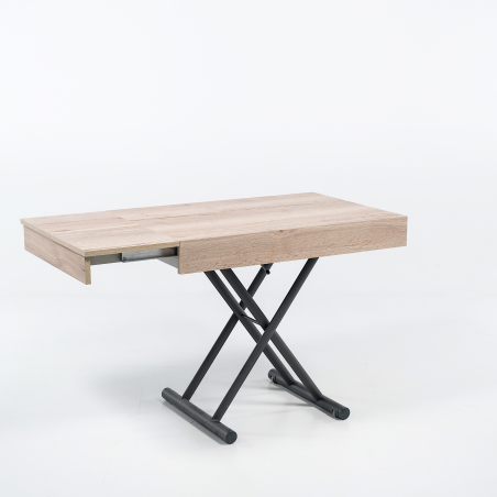 Table réglable en hauteur et extensible en mélaminé - Compact  2