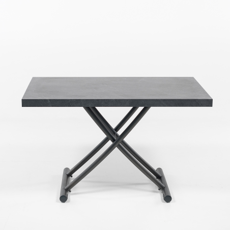 Table basse relevable en mélaminé ardoise N24 - Géniale 2