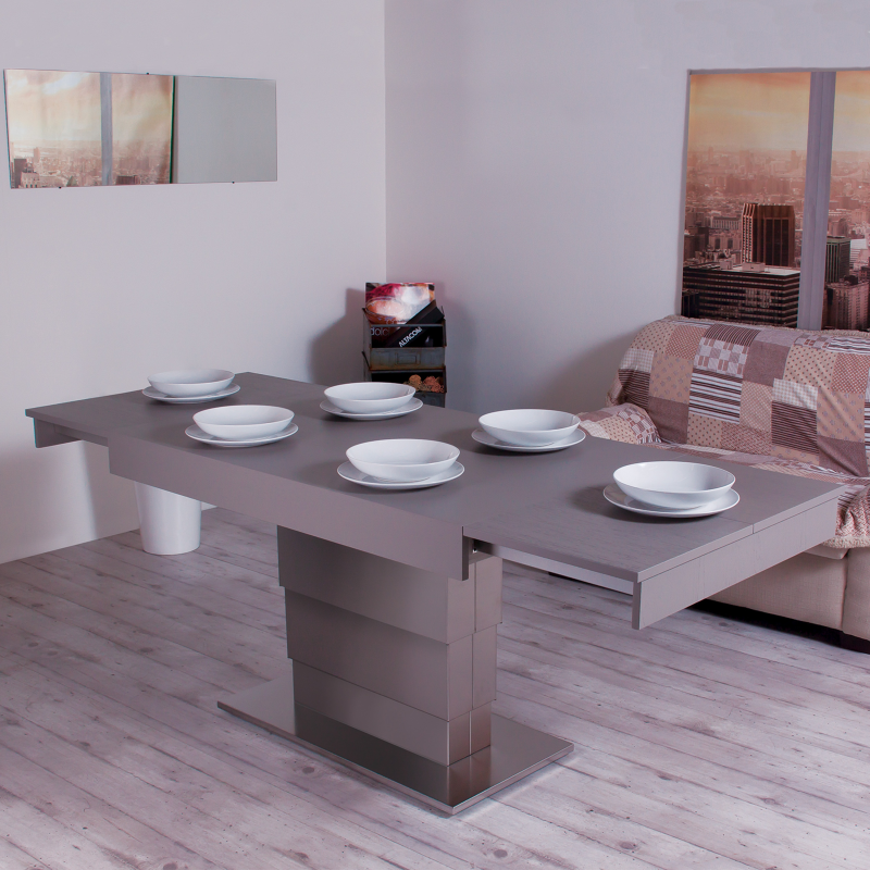 Table modulable en bois avec allonges- Ares Wing