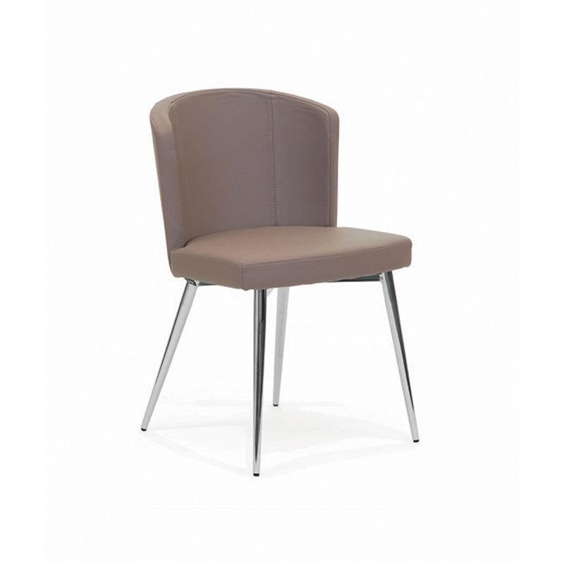 Chaise de salle à manger moderne en vinyle - Doris S