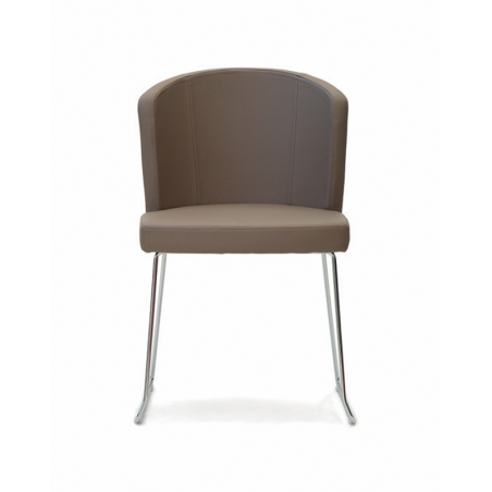 Chaise moderne en vinyle - Doris S