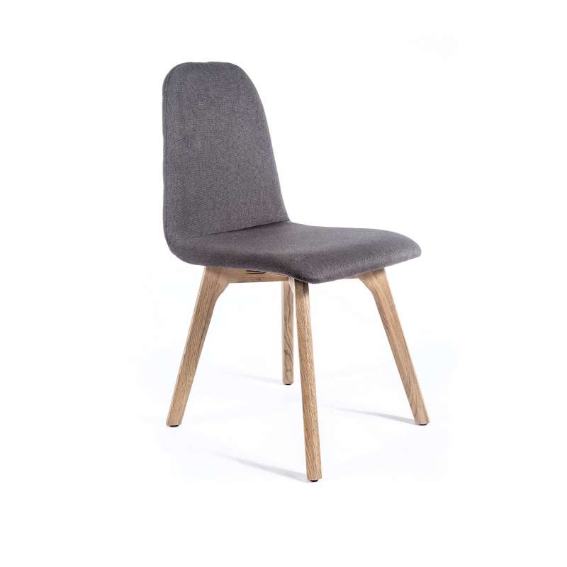 Chaise de salle à manger moderne en tissu et bois - Pandora | 4 ... Chaise de salle à manger moderne en tissu et bois - Pandora | 4 ...