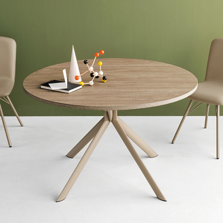 Table ronde extensible en mélaminé - Giove Connubia® 4