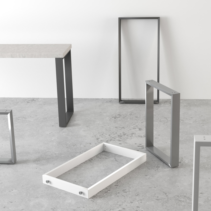 Pied de table de cuisine hauteur 75 ou 90 - Fix