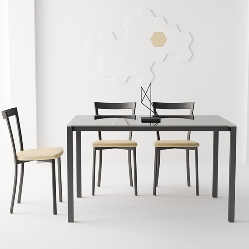 Chaise de cuisine moderne en synthétique et métal - Spirit 3