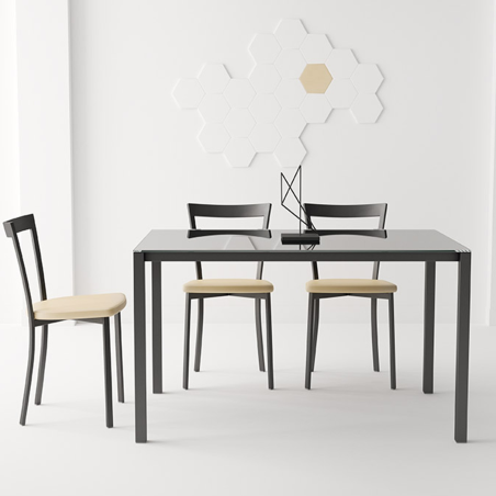 Chaise de cuisine moderne en synthétique et métal - Spirit 3