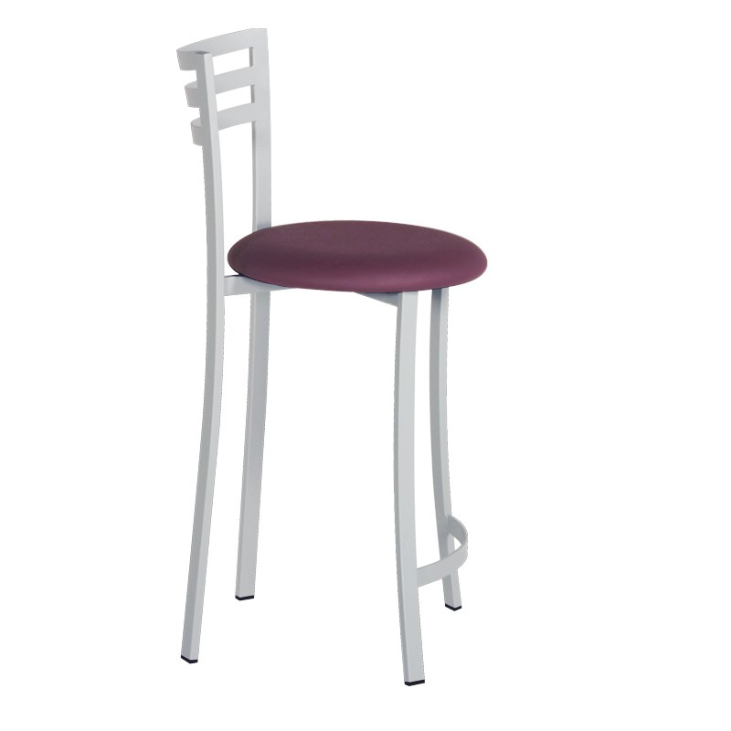 Tabouret snack en métal et synthétique - Urane 12