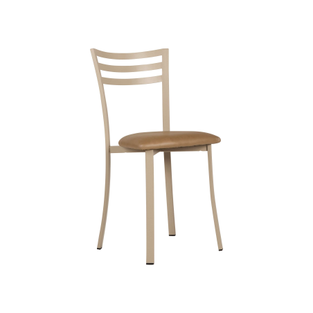 Chaise contemporaine en métal et synthétique - Urane