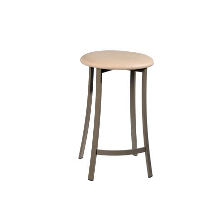 Tabouret snack sans dossier en synthétique et métal - Urane