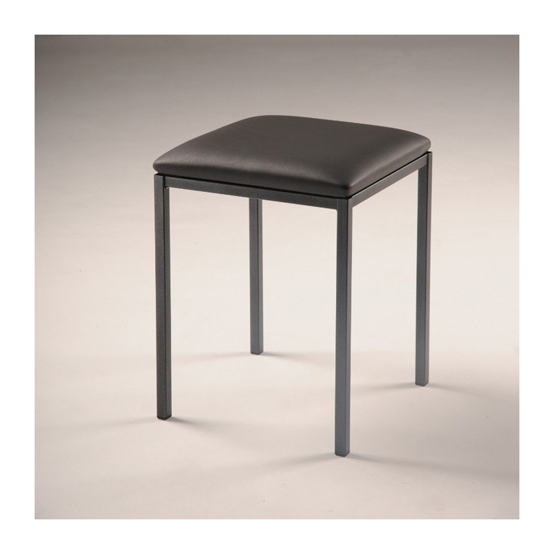 Tabouret bas moderne en synthétique et métal - Slide 4