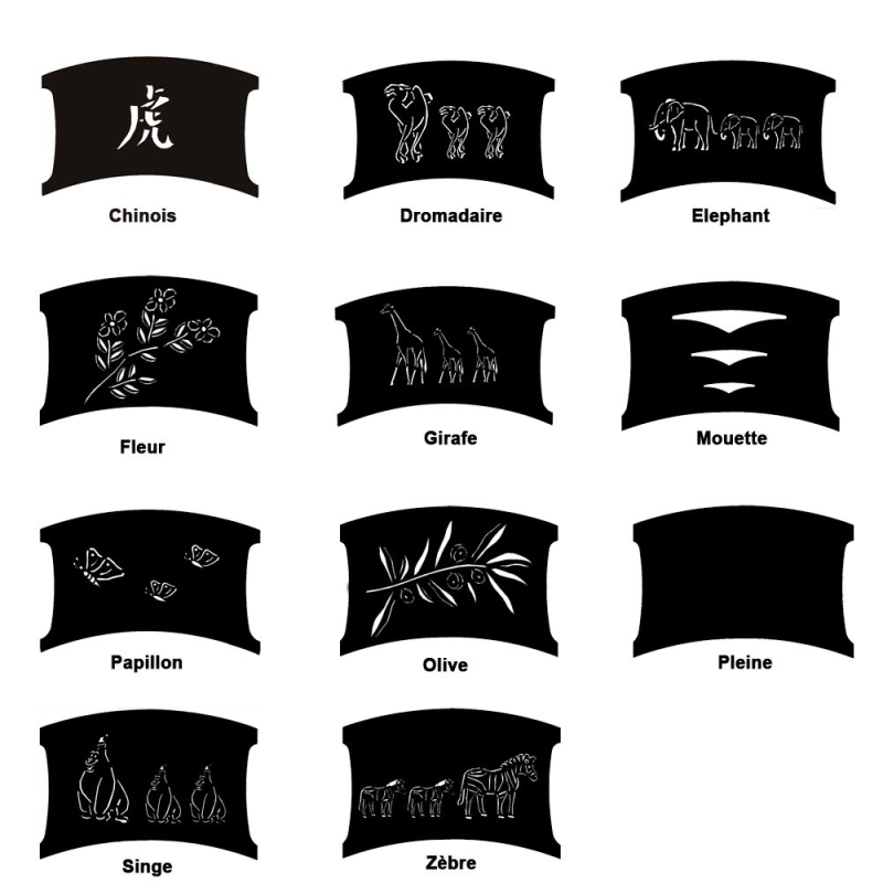 Tabouret de bar en synthétique et métal - Liane 5