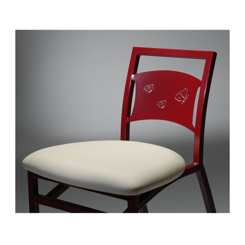 Tabouret de bar en synthétique et métal - Liane 3