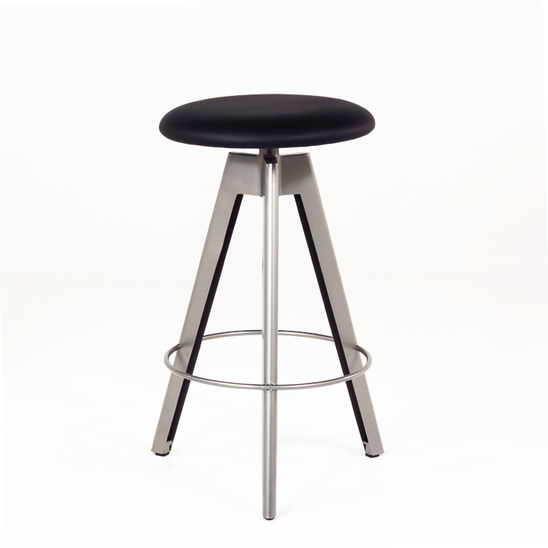 Tabouret snack pivotant en synthétique et métal - Verone 2