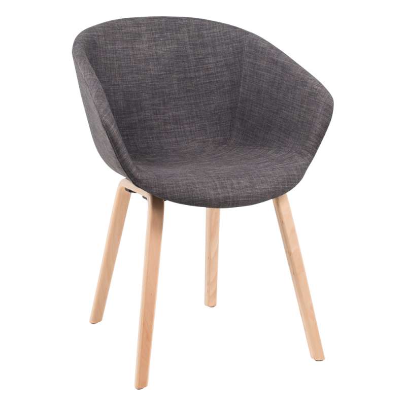 moderne fauteuil fauteuil moderne en tissu gris et bois naturel loona 4 moderne fauteuil fauteuil moderne en tissu gris et bois naturel loona 4
