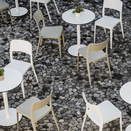 Chaise de terrasse blanche - Nené Midj®