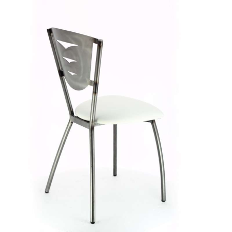Chaise de cuisine en métal industrie fabrication française - Hévéa