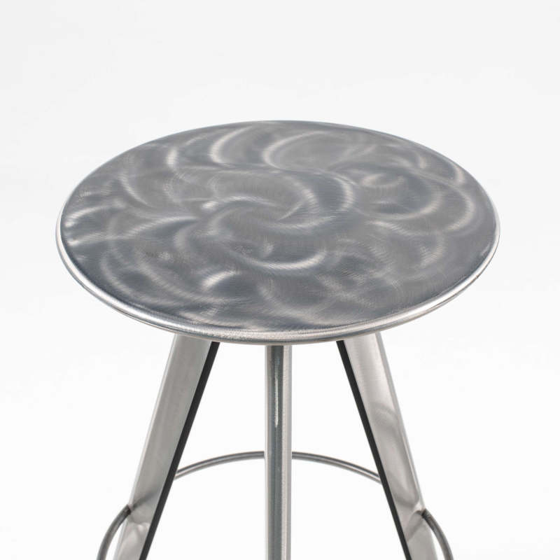 Tabouret de bar en métal assise aléatoire- Vérone