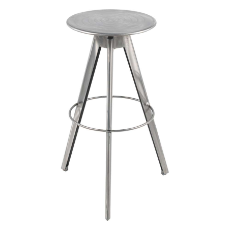 Tabouret hauteur 80 cm en métal style industriel - Vérone