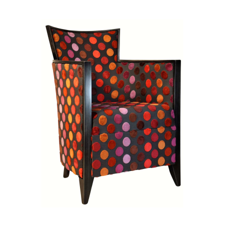 Fauteuil art déco berlet pois