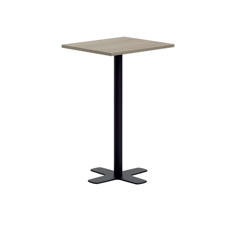 Pied central en métal avec base en croix - Spinner