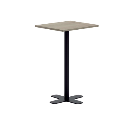 Pied central en métal avec base en croix - Spinner