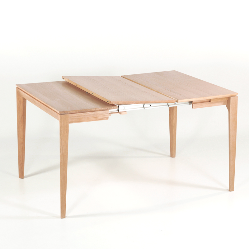Table console en bois massif avec allonges made in France - Buzz