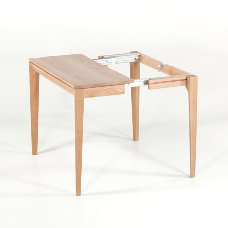 Table console extensible en bois massif fabrication française - Buzz