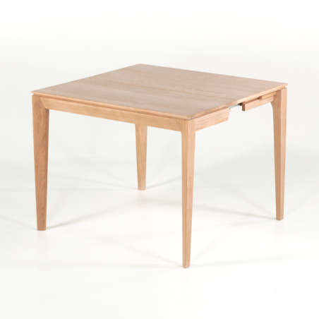 Console en bois massif avec allonges fabriquée en France - Buzz