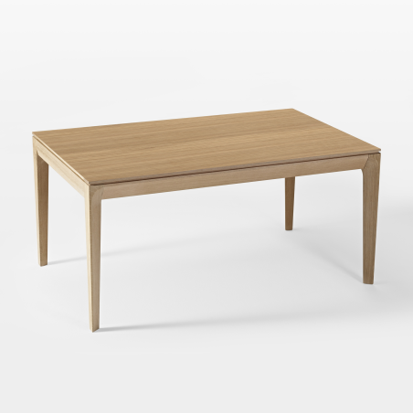 Table de salle à manger française extensible en chêne massif - Buzz