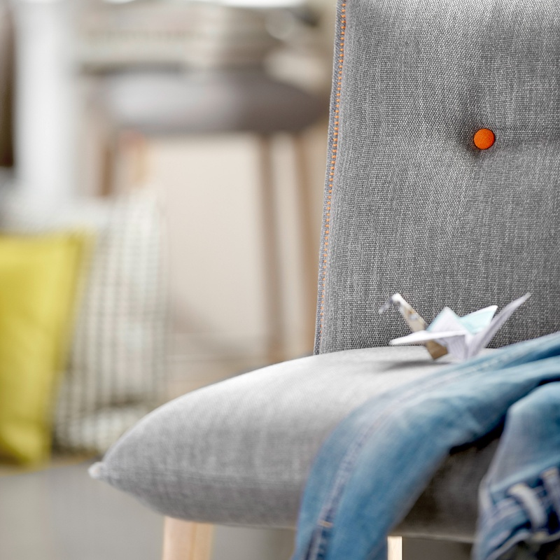 Chaise cocooning grise - Soda Mobitec®