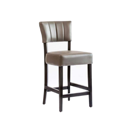 Tabouret snack pour salle à manger en bois et synthétique - BarSteffi 2