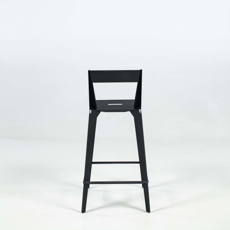 Tabouret snack industriel avec dossier - Valence