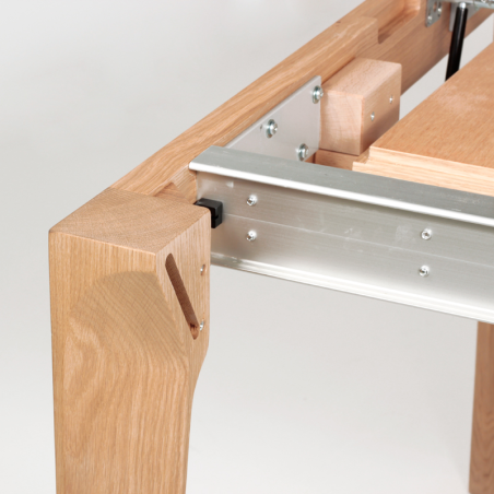 Table snack extensible en chêne made in France - Buzz 4