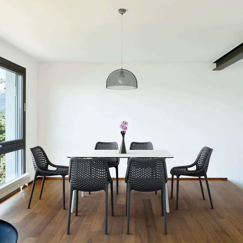 Table rectangulaire design en stratifié - Maya