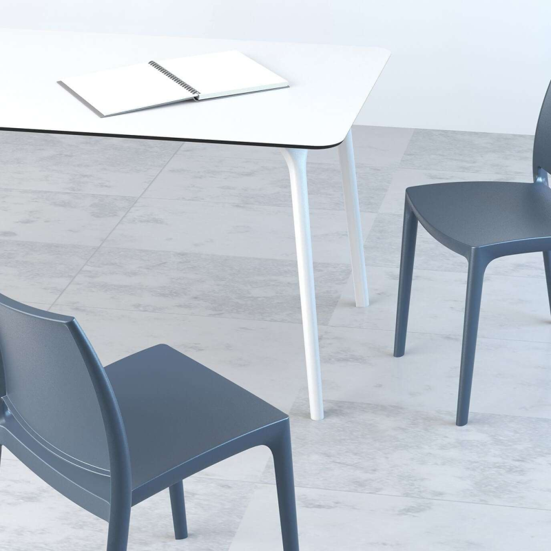 Table rectangulaire design en stratifié - Maya