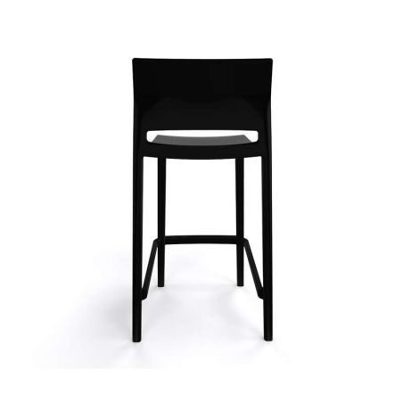 Tabouret snack empilable noir - Bakhita