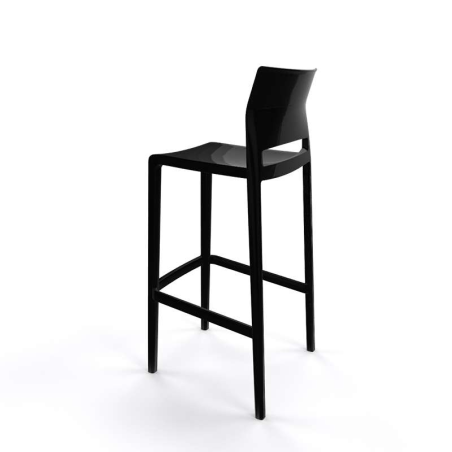 Tabouret de bar de jardin noir - Bakhita