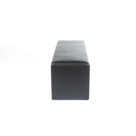 Pouf rectangulaire noir MaxQ120